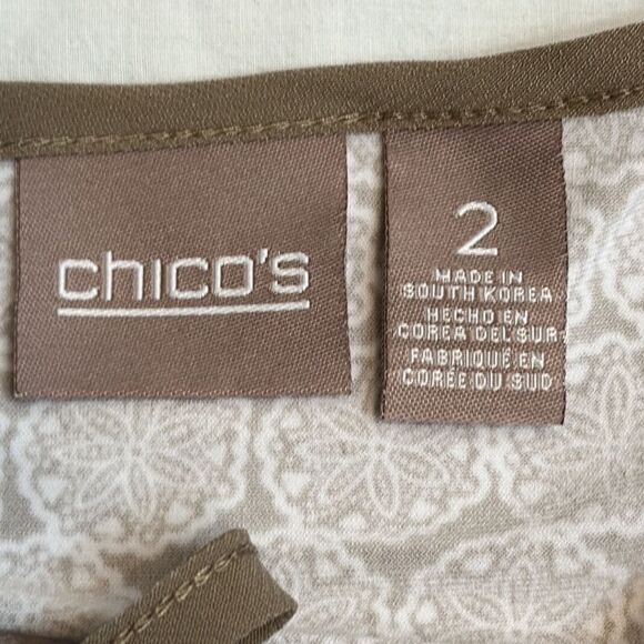 Chico’s Tunic Size 2 Large Size 12 Mini Medallions NWOT - Picture 11 of 15